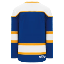 Athletic (AK) Knit Athletic Knit (AK) H7500Y-447 Youth Royal Blue/White/Gold Select Hockey Jersey
