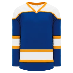 Athletic (AK) Knit Athletic Knit (AK) H7500A-447 Adult Royal Blue/White/Gold Select Hockey Jersey