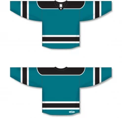 Athletic (AK) Knit Athletic Knit (AK) H7500Y-457 Youth Pacific Teal Select Hockey Jersey
