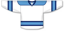 Athletic (AK) Knit Athletic Knit (AK) H7500A-474 Adult White/Sky Blue/Navy Select Hockey Jersey