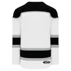 Athletic (AK) Knit Athletic Knit (AK) H7500A-627 Adult White/Black/Grey Select Hockey Jersey