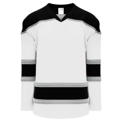 Athletic (AK) Knit Athletic Knit (AK) H7500Y-627 Youth White/Black/Grey Select Hockey Jersey