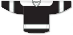 Athletic (AK) Knit Athletic Knit (AK) H7500Y-918 Youth Black/White/Grey Select Hockey Jersey