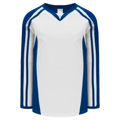 Athletic (AK) Knit Athletic Knit (AK) H7600Y-207 Youth White/Royal Blue Select Hockey Jersey