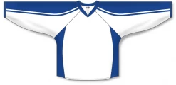 Athletic (AK) Knit Athletic Knit (AK) H7600Y-207 Youth White/Royal Blue Select Hockey Jersey