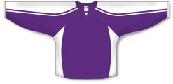 Athletic (AK) Knit Athletic Knit (AK) H7600A-220 Adult Purple/White Select Hockey Jersey