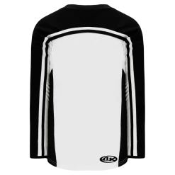 Athletic (AK) Knit Athletic Knit (AK) H7600A-222 Adult White/Black Select Hockey Jersey
