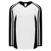 Athletic (AK) Knit Athletic Knit (AK) H7600A-222 Adult White/Black Select Hockey Jersey