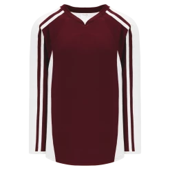 Athletic (AK) Knit Athletic Knit (AK) H7600A-233 Adult Maroon/White Select Hockey Jersey