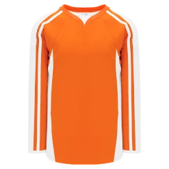 Athletic (AK) Knit Athletic Knit (AK) H7600A-238 Adult Orange/White Select Hockey Jersey