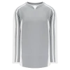 Athletic (AK) Knit Athletic Knit (AK) H7600Y-245 Youth Grey/White Select Hockey Jersey