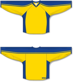 Athletic (AK) Knit Athletic Knit (AK) H7600Y-257 Youth Maize/Royal Blue Select Hockey Jersey