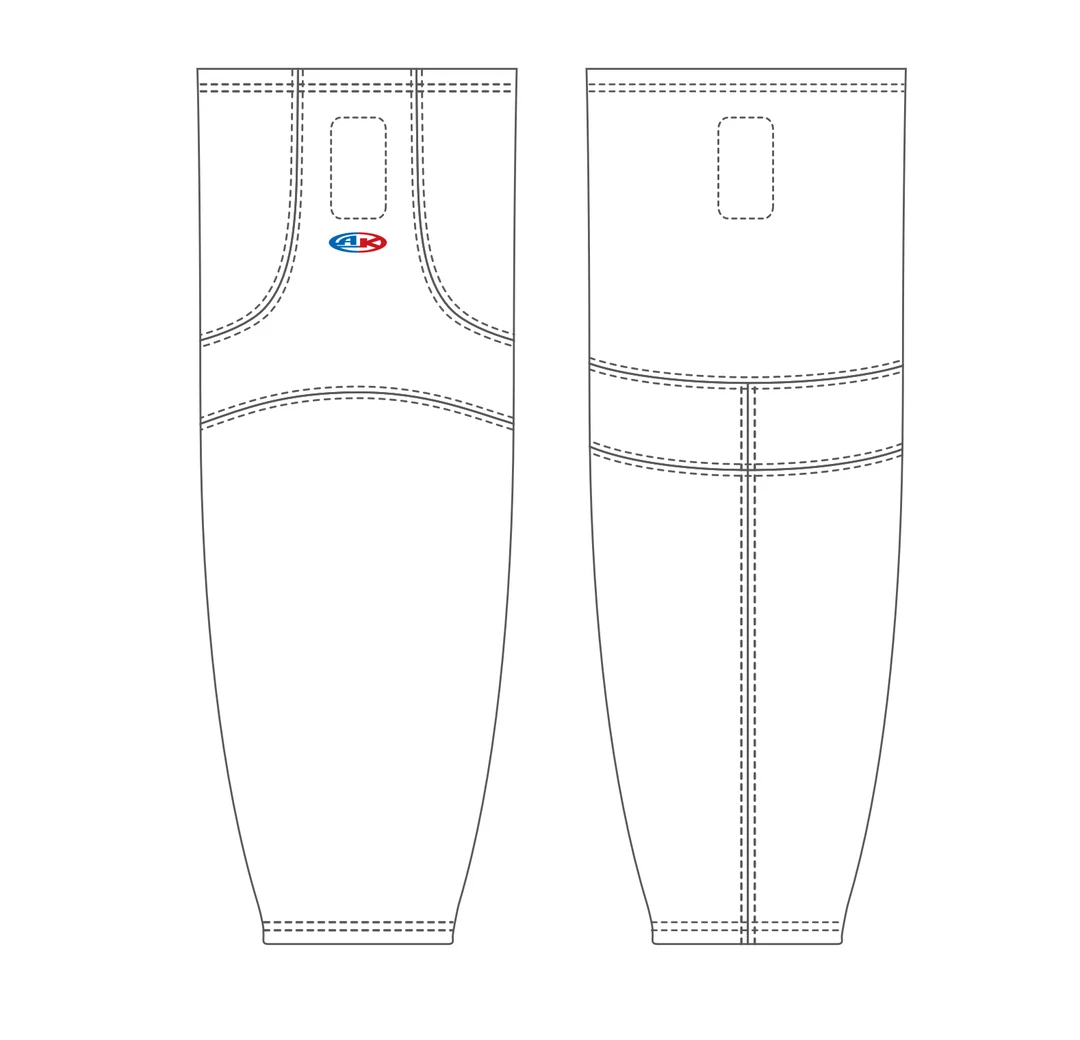 Athletic (AK) Knit Athletic Knit (AK) HS1100-000 White Mesh Ice Hockey Socks 6 Athletic (AK) Knit Athletic Knit (AK) HS1100-000 White Mesh Ice Hockey Socks