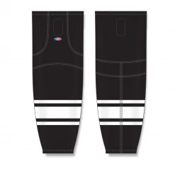 Athletic (AK) Knit Athletic Knit (AK) HS2100-221 Black/White Mesh Ice Hockey Socks