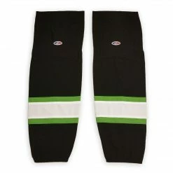 Athletic (AK) Knit Athletic Knit (AK) HS2100-247 Black/Lime Green/White Mesh Ice Hockey Socks