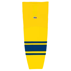 Athletic (AK) Knit Athletic Knit (AK) HS2100-257 Maize/Royal Blue Mesh Ice Hockey Socks