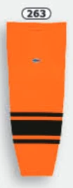 Athletic (AK) Knit Athletic Knit (AK) HS2100-263 Orange/Black Mesh Ice Hockey Socks