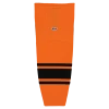 Athletic (AK) Knit Athletic Knit (AK) HS2100-263 Orange/Black Mesh Ice Hockey Socks