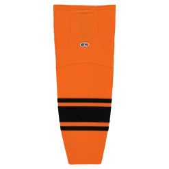 Athletic (AK) Knit Athletic Knit (AK) HS2100-263 Orange/Black Mesh Ice Hockey Socks