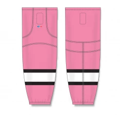 Athletic (AK) Knit Athletic Knit (AK) HS2100-272 Pink/White/Black Mesh Ice Hockey Socks