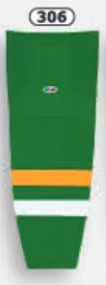Athletic (AK) Knit Athletic Knit (AK) HS2100-306 Old Minnesota North Stars Kelly Green Mesh Ice Hockey Socks