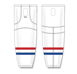 Athletic (AK) Knit Athletic Knit (AK) HS2100-309 Montreal Canadiens White Mesh Ice Hockey Socks
