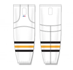 Athletic (AK) Knit Athletic Knit (AK) HS2100-315 Pittsburgh Penguins White Mesh Ice Hockey Socks