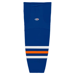 Athletic (AK) Knit Athletic Knit (AK) HS2100-320 Edmonton Oilers Royal Blue Mesh Ice Hockey Socks