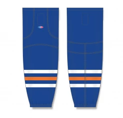 Athletic (AK) Knit Athletic Knit (AK) HS2100-320 Edmonton Oilers Royal Blue Mesh Ice Hockey Socks