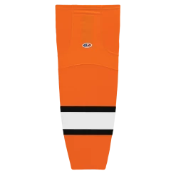 Athletic (AK) Knit Athletic Knit (AK) HS2100-330 Orange/Black/White Mesh Ice Hockey Socks