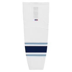 Athletic (AK) Knit Athletic Knit (AK) HS2100-341 University Of Maine Black Bears White Mesh Ice Hockey Socks