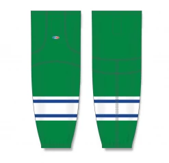 Athletic (AK) Knit Athletic Knit (AK) HS2100-347 Kelly Green/Royal Blue/White Mesh Ice Hockey Socks