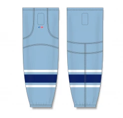 Athletic (AK) Knit Athletic Knit (AK) HS2100-354 New University Of Maine Black Bears Third Powder Blue Mesh Ice Hockey Socks