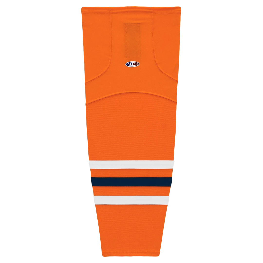 Athletic (AK) Knit Athletic Knit (AK) HS2100-369 2017 Edmonton Oilers Orange Mesh Ice Hockey Socks 3 Athletic (AK) Knit Athletic Knit (AK) HS2100-369 2017 Edmonton Oilers Orange Mesh Ice Hockey Socks