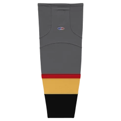 Athletic (AK) Knit Athletic Knit (AK) HS2100-394 2017 Las Vegas Golden Knights Charcoal Mesh Ice Hockey Socks