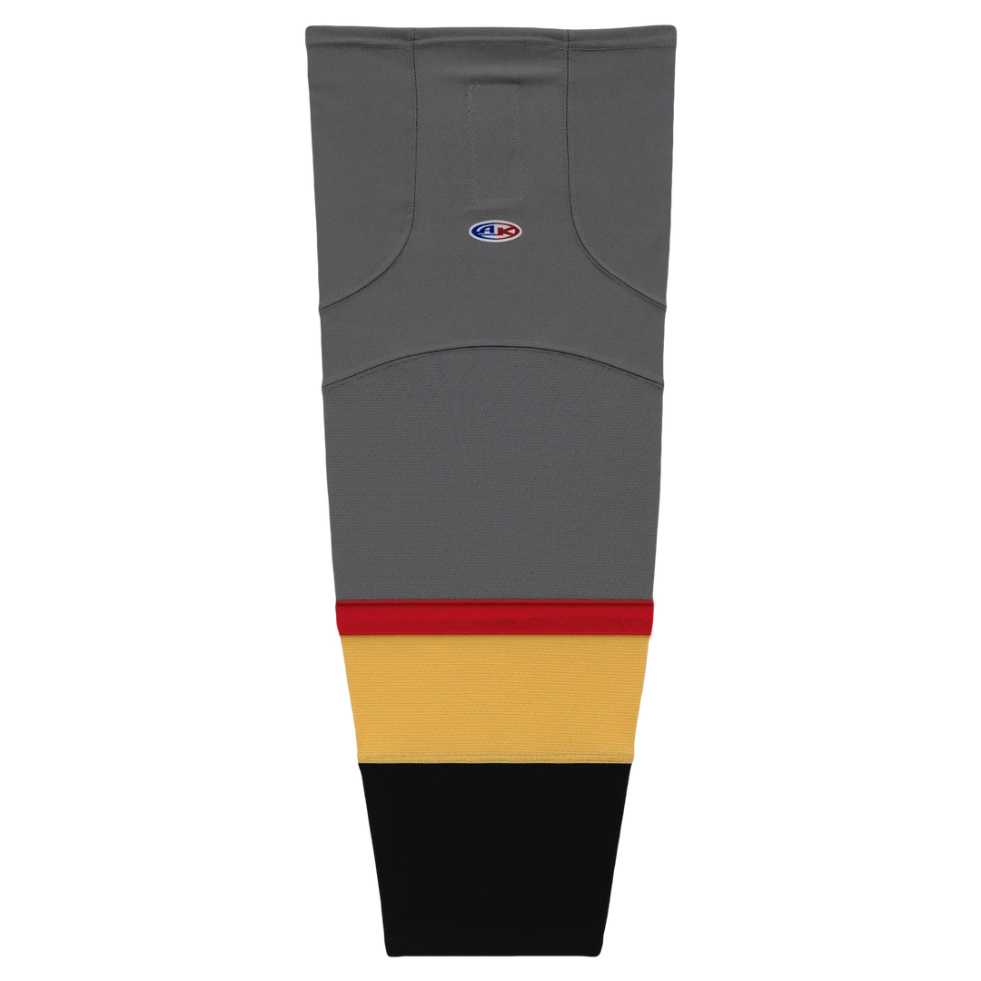 Athletic (AK) Knit Athletic Knit (AK) HS2100-394 2017 Las Vegas Golden Knights Charcoal Mesh Ice Hockey Socks 3 Athletic (AK) Knit Athletic Knit (AK) HS2100-394 2017 Las Vegas Golden Knights Charcoal Mesh Ice Hockey Socks