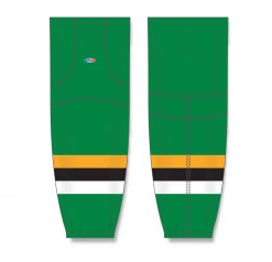 Athletic (AK) Knit Athletic Knit (AK) HS2100-406 Minnesota North Stars Kelly Green With Black Stripe Mesh Ice Hockey Socks