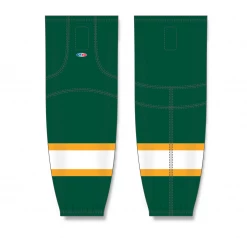 Athletic (AK) Knit Athletic Knit (AK) HS2100-439 Dark Green/Gold/White Mesh Ice Hockey Socks