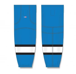Athletic (AK) Knit Athletic Knit (AK) HS2100-444 Pro Blue/Black/White Mesh Ice Hockey Socks