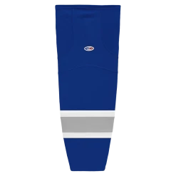 Athletic (AK) Knit Athletic Knit (AK) HS2100-446 Royal Blue/Grey/White Mesh Ice Hockey Socks