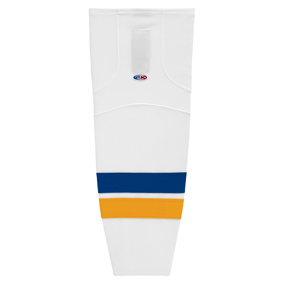 Athletic (AK) Knit Athletic Knit (AK) HS2100-449 2014 St. Louis Blues White Mesh Ice Hockey Socks 3 Athletic (AK) Knit Athletic Knit (AK) HS2100-449 2014 St. Louis Blues White Mesh Ice Hockey Socks