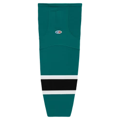 Athletic (AK) Knit Athletic Knit (AK) HS2100-457 Pacific Teal/White/Black Mesh Ice Hockey Socks