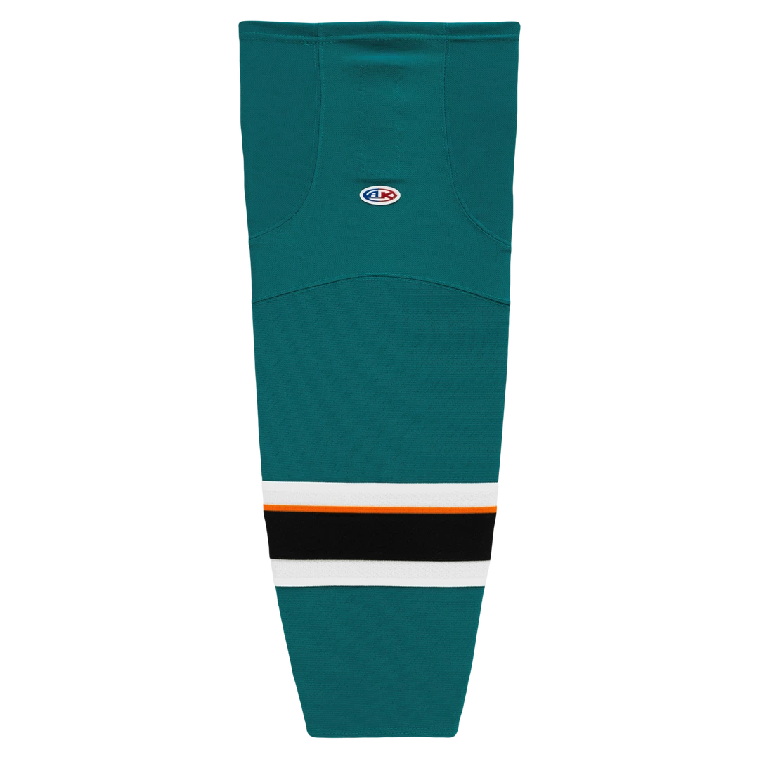Athletic (AK) Knit Athletic Knit (AK) HS2100-466 2013 San Jose Sharks Pacific Teal Mesh Ice Hockey Socks 3 Athletic (AK) Knit Athletic Knit (AK) HS2100-466 2013 San Jose Sharks Pacific Teal Mesh Ice Hockey Socks