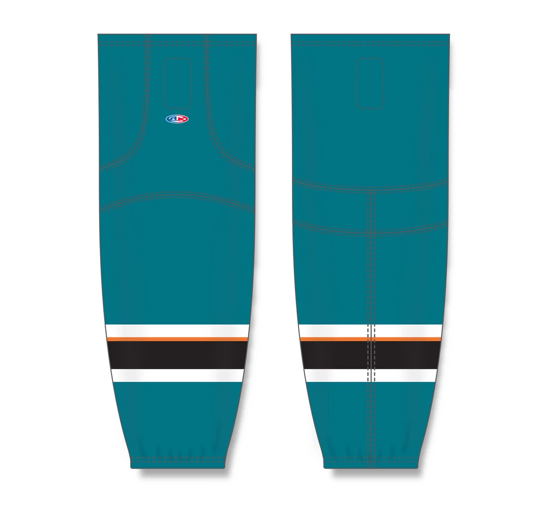 Athletic (AK) Knit Athletic Knit (AK) HS2100-466 2013 San Jose Sharks Pacific Teal Mesh Ice Hockey Socks 5 Athletic (AK) Knit Athletic Knit (AK) HS2100-466 2013 San Jose Sharks Pacific Teal Mesh Ice Hockey Socks