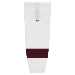 Athletic (AK) Knit Athletic Knit (AK) HS2100-481 Peterborough Petes White Mesh Ice Hockey Socks