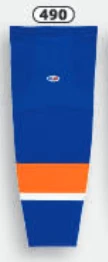 Athletic (AK) Knit Athletic Knit (AK) HS2100-490 2010 New York Islanders Royal Blue Mesh Ice Hockey Socks