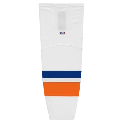 Athletic (AK) Knit Athletic Knit (AK) HS2100-491 2010 New York Islanders White Mesh Ice Hockey Socks
