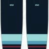Athletic (AK) Knit Athletic Knit (AK) HS2100-500 2021 Seattle Kraken Navy Mesh Ice Hockey Socks