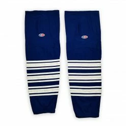 Athletic (AK) Knit Athletic Knit (AK) HS2100-504 New Toronto Maple Leafs Royal Blue Mesh Ice Hockey Socks
