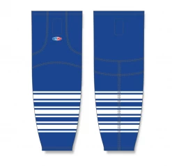 Athletic (AK) Knit Athletic Knit (AK) HS2100-504 New Toronto Maple Leafs Royal Blue Mesh Ice Hockey Socks